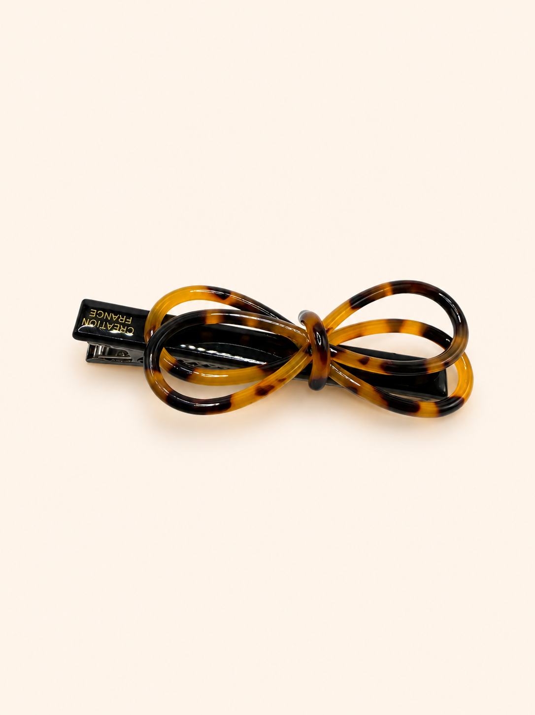 Layered Outline Bow Alligator Clip
