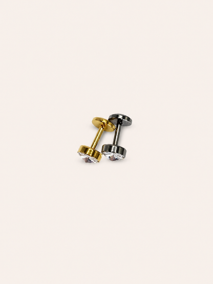 CZ flat back 6mm
