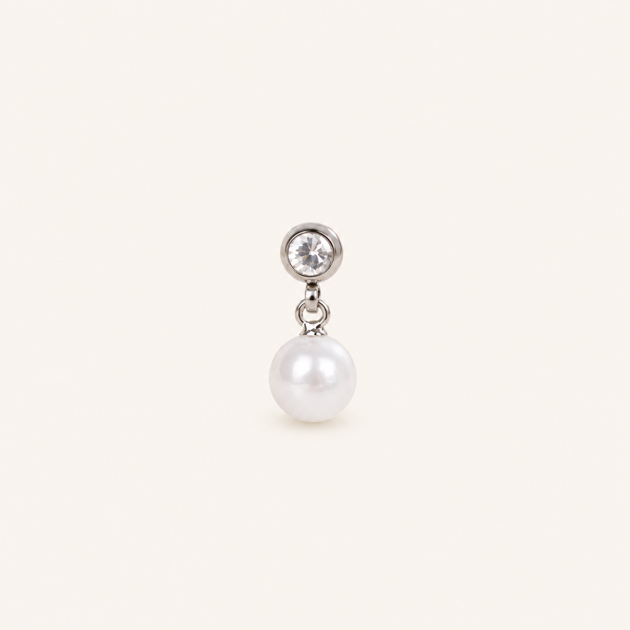 CZ & Pearl drop