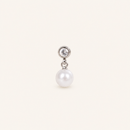CZ & Pearl drop