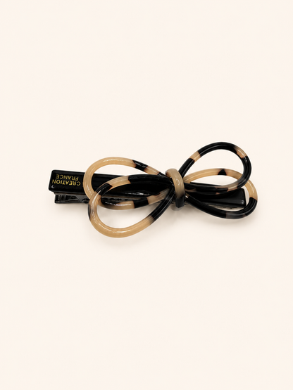 Layered Outline Bow Alligator Clip