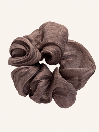 Chiffon Wave Scrunchie