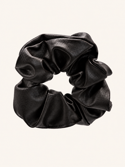 Vegan Leather Scrunchie