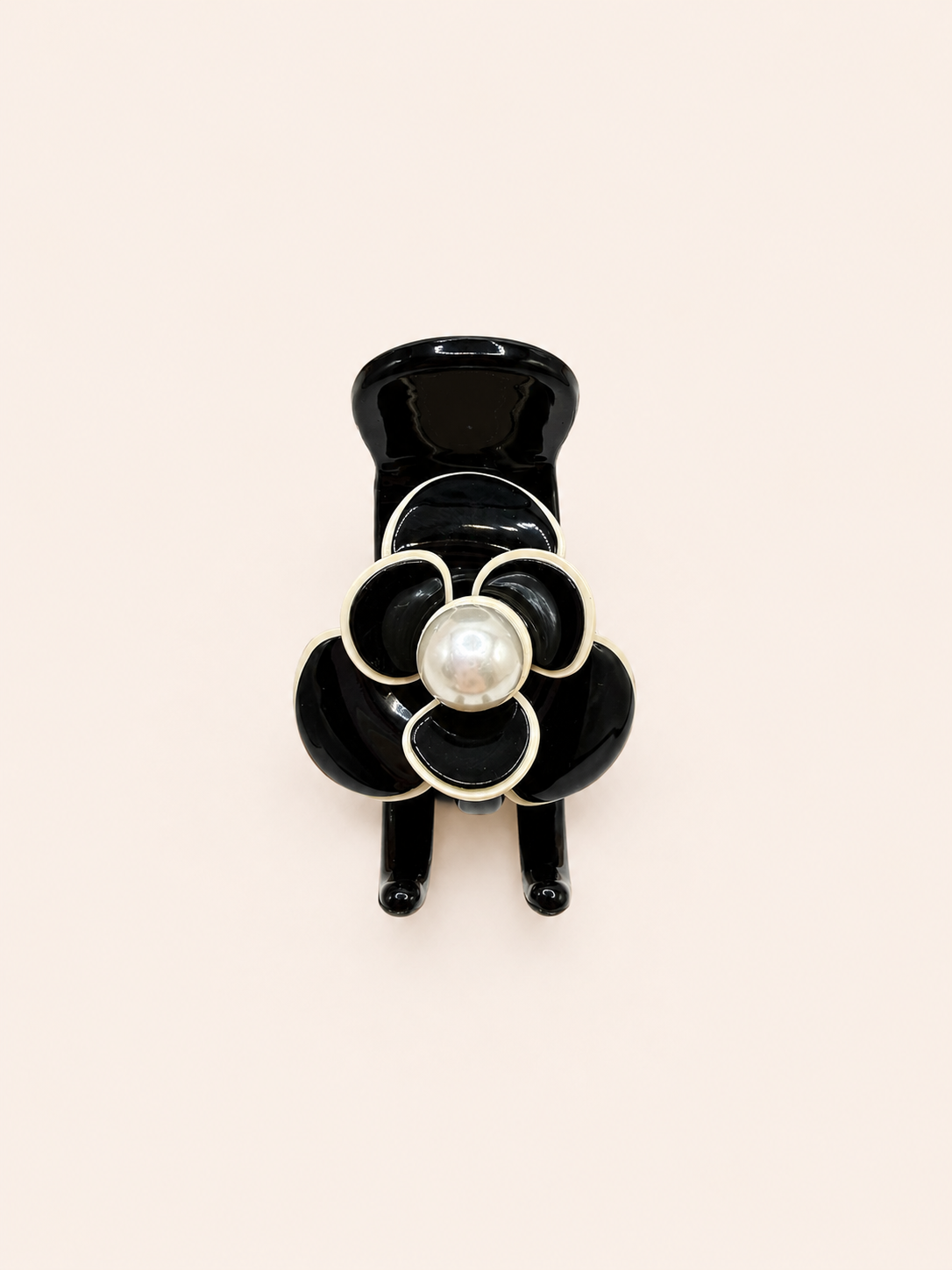 Rosé Camellia Claw Clip