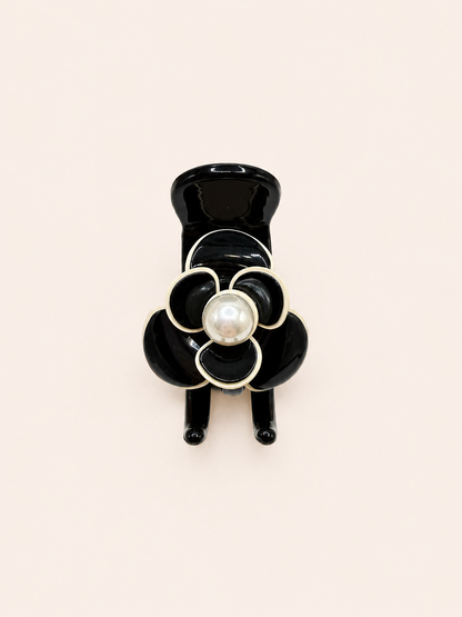 Rosé Camellia Claw Clip