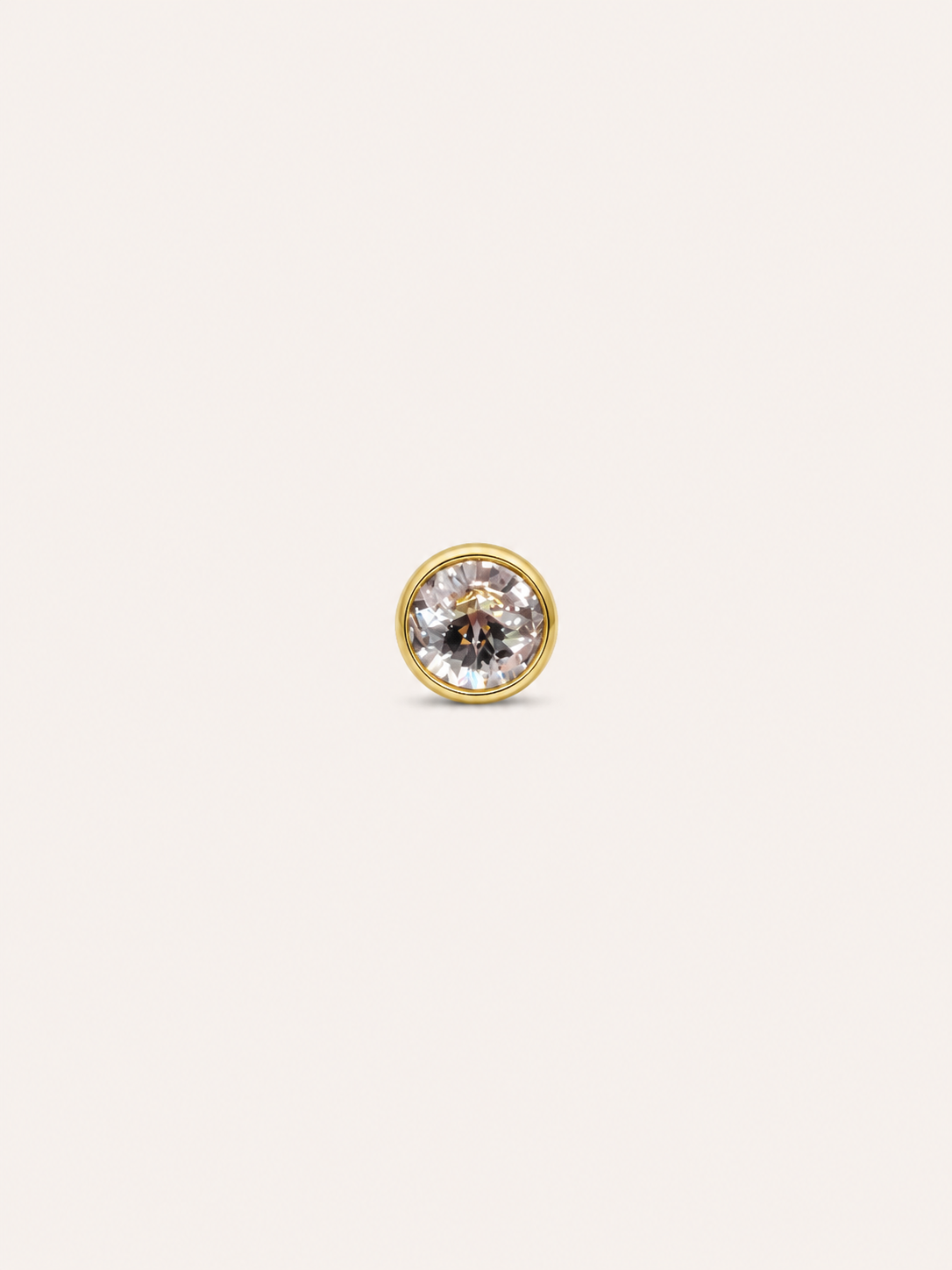 CZ flat back 6mm