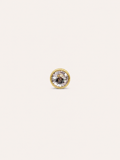 CZ flat back 6mm