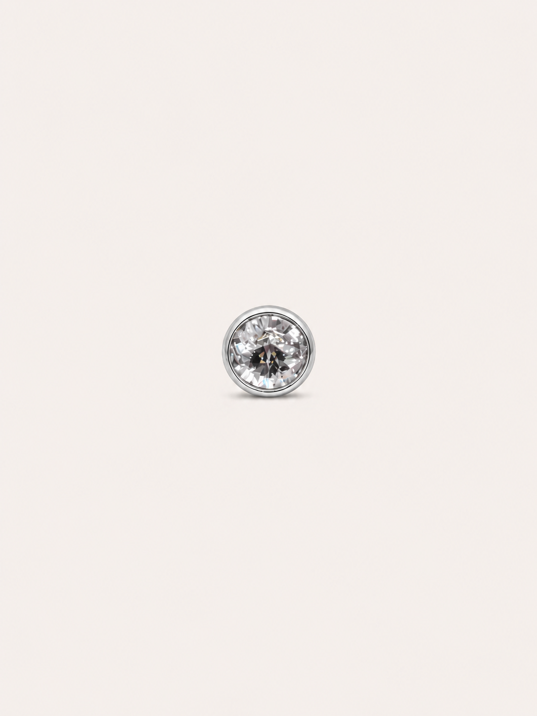 CZ flat back 6mm