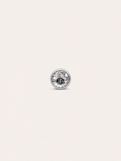 CZ flat back 6mm