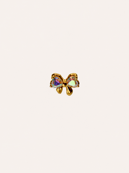 Shine opal Cz bow