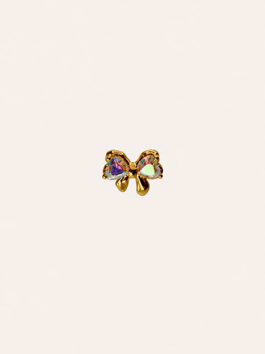 Shine opal Cz bow
