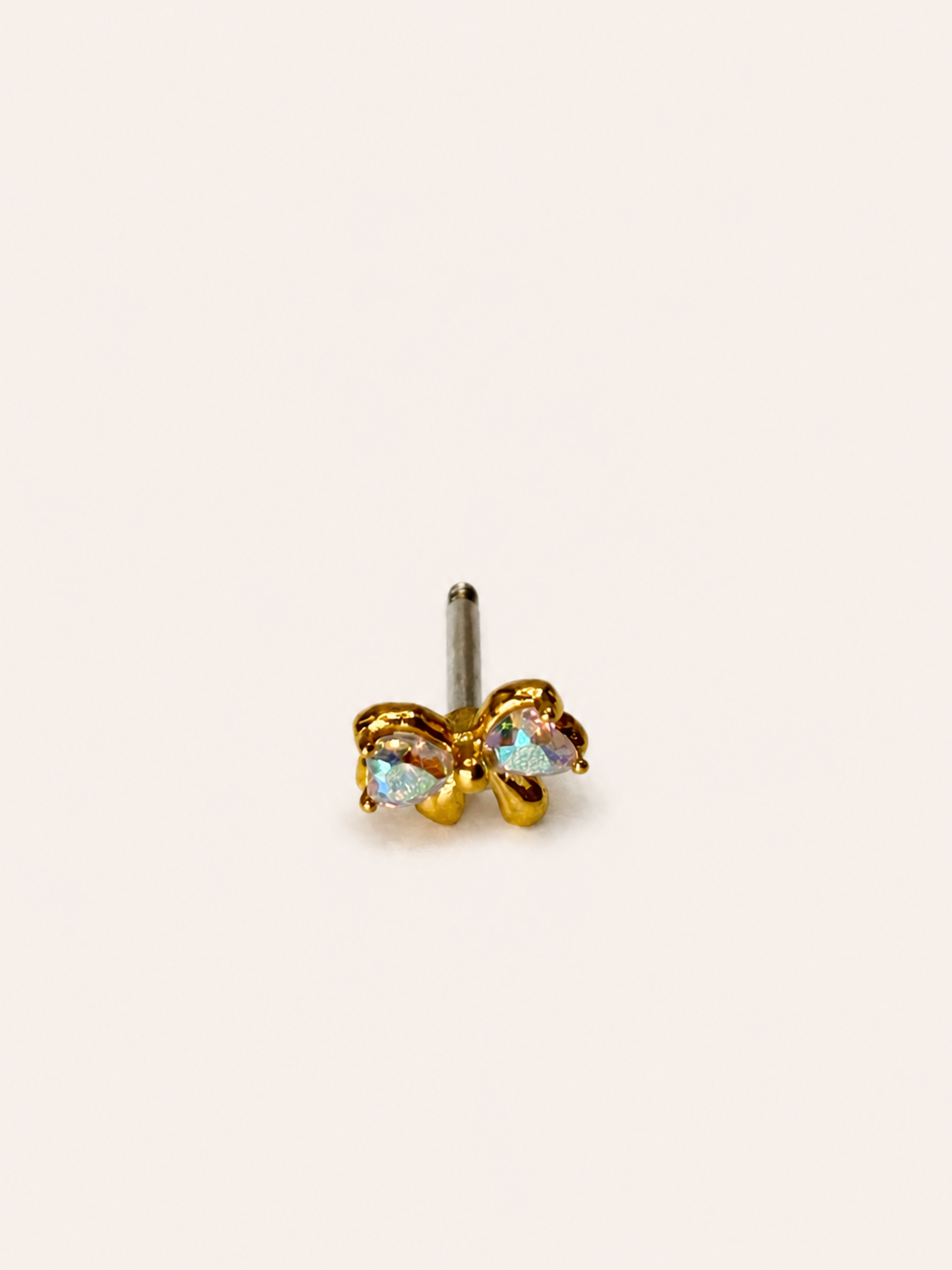 Shine opal Cz bow