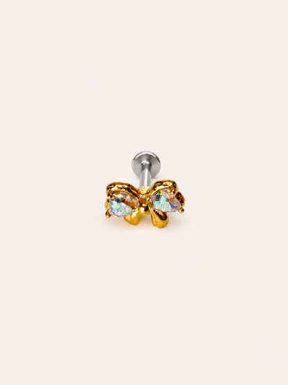 Shine opal Cz bow