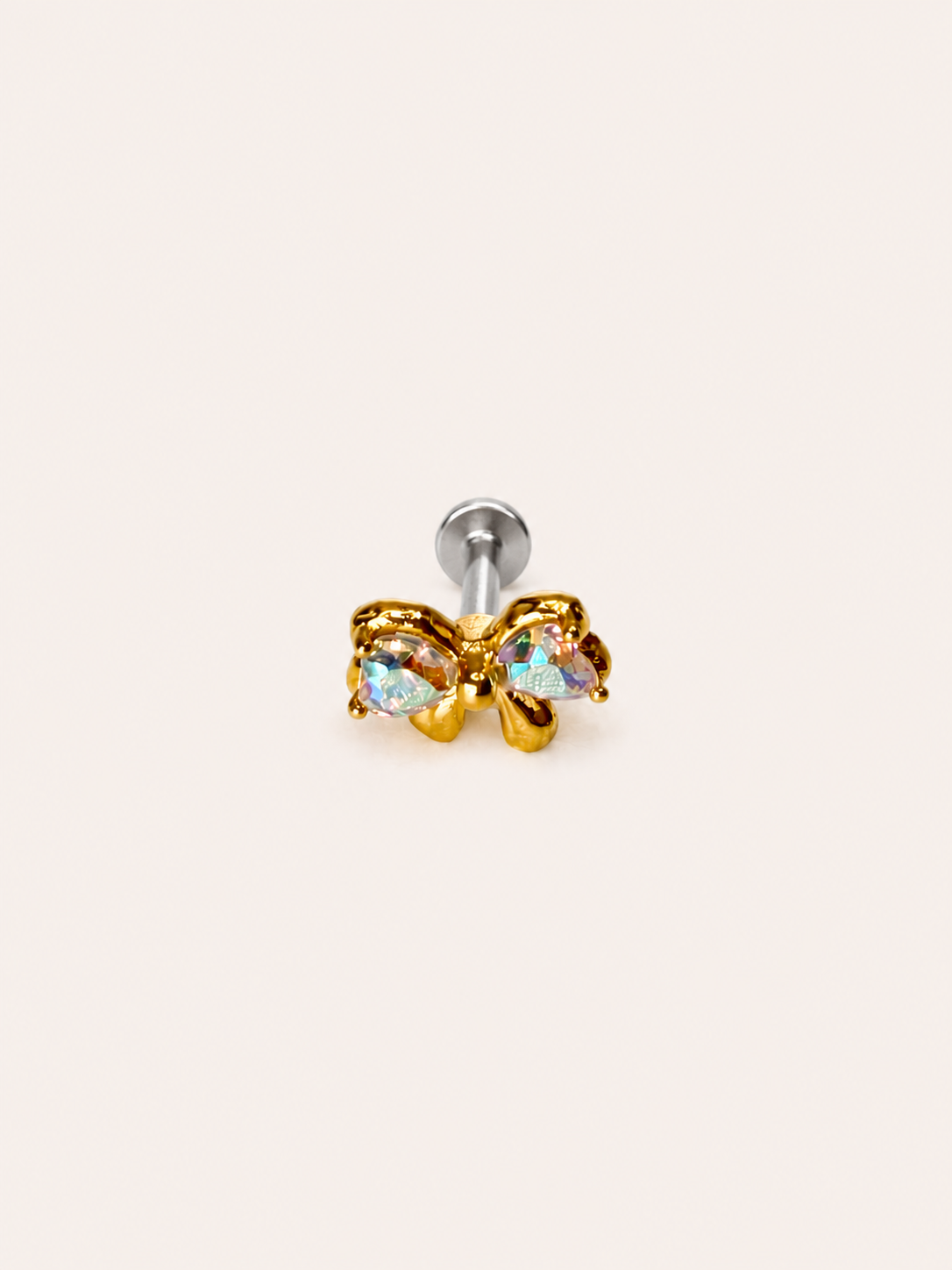 Shine opal Cz bow