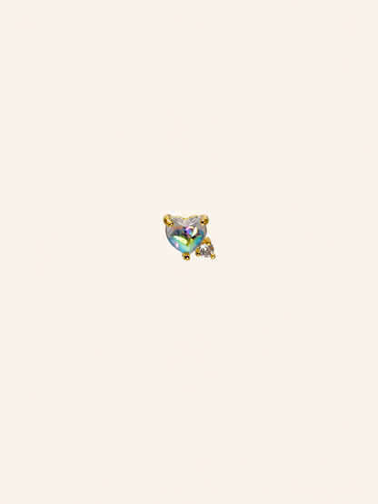 Heart CZ Dot
