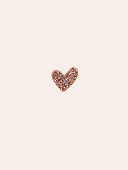 Pavé Twisted Heart
