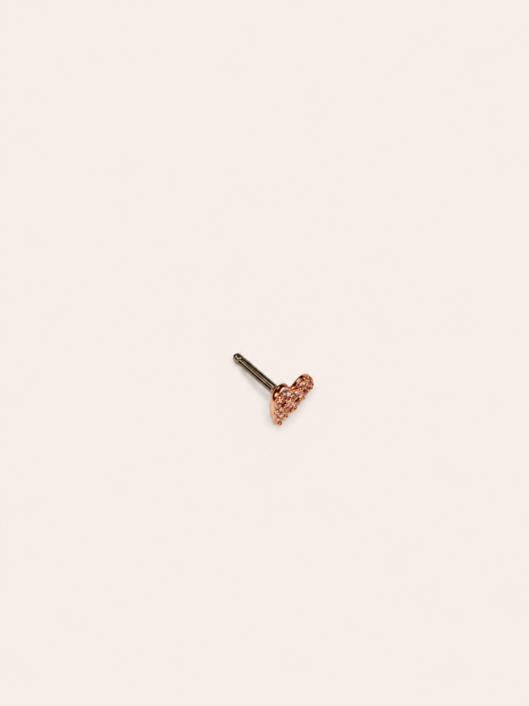 Pavé Twisted Heart