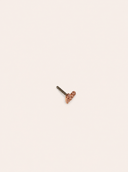 Pavé Twisted Heart