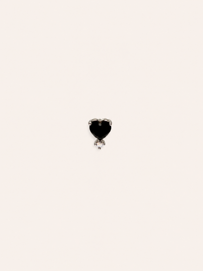 Black Heart tiny CZ