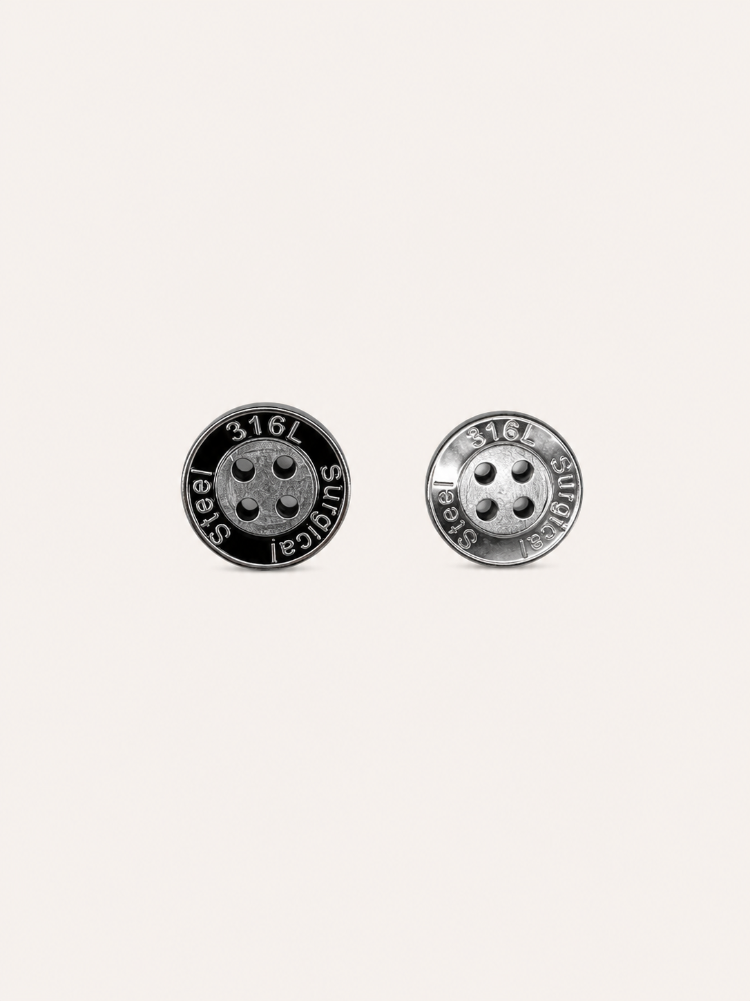 Black button