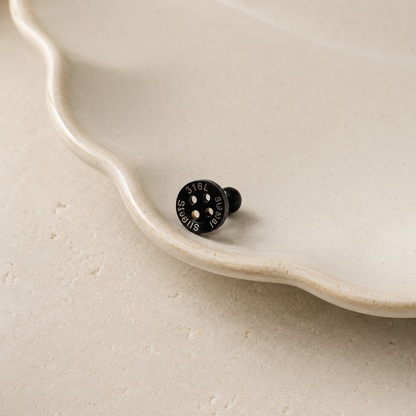 Black button