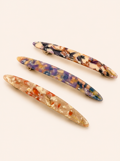 Vela slim Curved Barrette