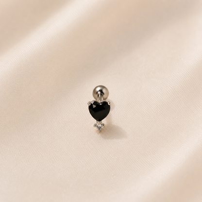 Black Heart tiny CZ