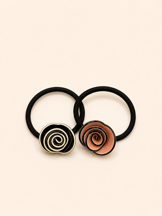 Rosé Rose Hair Tie L size