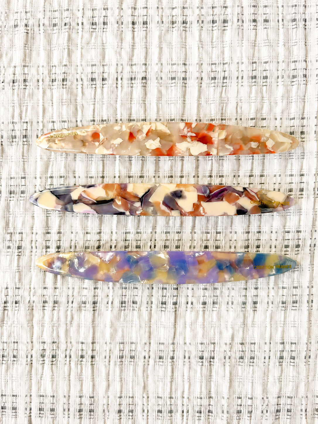Vela slim Curved Barrette